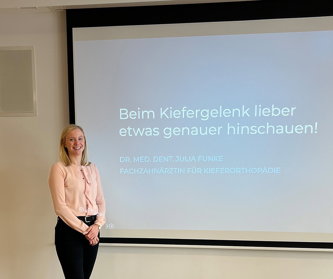 Dr. Julia Steinmaier beim 17. Winterkongress der KFO IG